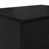 vidaXL Armario de almacenamiento 2 pcs Roble Negro 108 x 41 x 40 cm