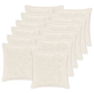 vidaXL Funda de almohada 12 uds. HOUTEN Blanco 40 x 40 cm