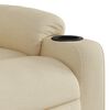 vidaXL Sill&oacute;n reclinable de tela crema