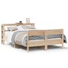 vidaXL Estructura de cama sin colch&oacute;n madera maciza de pino 135x190 cm