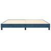 vidaXL Estructura Estructura de cama con somier terciopelo azul oscuro 200x200 cm