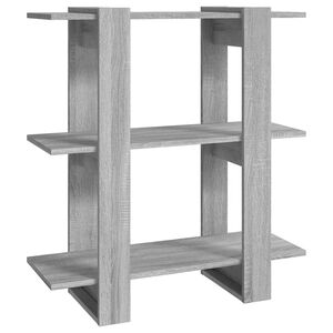 vidaXL Estanter&iacute;a/divisor de espacios gris Sonoma 80x30x87 cm
