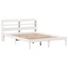 vidaXL Estructura de cama sin colch&oacute;n madera de pino blanca 140x200 cm