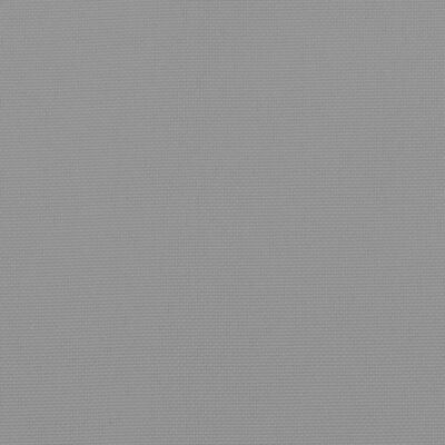vidaXL Cojines de banco de jardín 2 uds tela Oxford gris 150x50x7 cm