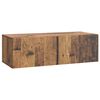 vidaXL Mueble para TV de pared Madera envejecida 98 x 41 x 30 cm