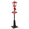 vidaXL Farola de Navidad con Pap&aacute; Noel y LED 180 cm