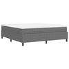 vidaXL Cama tipo Box Spring Gris claro y . 180 x 200 cm Tela de Pana