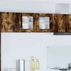 vidaXL Mueble colgante con puerta Roble ahumado 40 x 31 x 40 cm