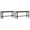 vidaXL Banca de Comedor 2 uds. 100 x 32,5 x 48,5 cm