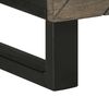 vidaXL Mueble de TV madera maciza de mango negro 100x33x46 cm