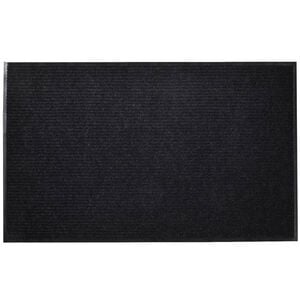 vidaXL Felpudo negro 120 x 180 cm PVC