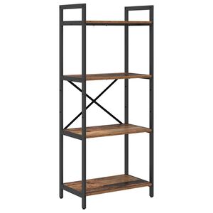 vidaXL Estante de libros 4 niveles 56 x 34 x 133,5 cm Madera Vieja