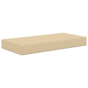 vidaXL Coj&iacute;n de asiento de exterior Beige 80 x 40 x 8 cm
