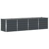 vidaXL Jardinera Antracita 320 x 80 x 75 cm Acero