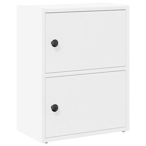 vidaXL Estanter&iacute;a de madera de ingenier&iacute;a blanca 40x24x52 cm