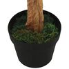 vidaXL Árbol bananero artificial con macetero 180 cm verde