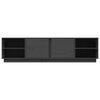vidaXL Mueble de TV madera maciza de pino gris 156x40x40 cm