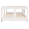 vidaXL Estructura de cama para niños madera de pino blanco 70x140 cm