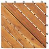 vidaXL Tile de Decking 10 pcs Marr&oacute;n 30 x 30 cm Madera de Acacia