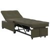 vidaXL Sof&aacute; cama Verde militar 194 x 67 x 82 cm Tela Huahua