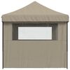 vidaXL Carpa de Fiesta Taup&eacute; 292 x 440 x 315 cm Tela Oxford