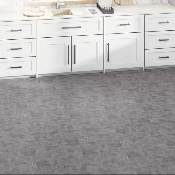 vidaXL Tableros de Suelo 36 pcs Gris Concreto 5,02 m&sup2; PVC