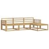 vidaXL Conjunto de sof&aacute;s de exterior 4 uds. Blanco