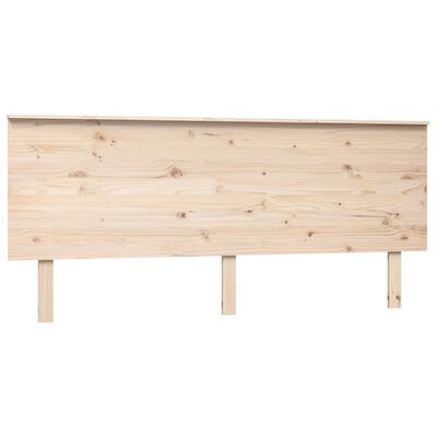 vidaXL Cabecero de cama madera maciza de pino 184x6x82,5 cm