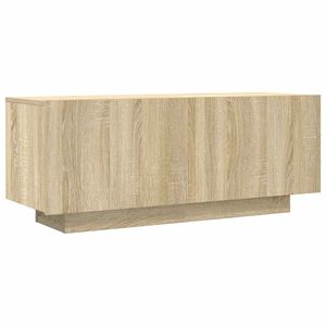 vidaXL Mueble para TV madera contrachapada color roble 100x35x40 cm