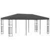 vidaXL Cenador tela gris antracita 3x6 m