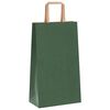 vidaXL Bolsas de papel con asas 50 uds verde 21x11x36 cm