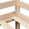 vidaXL Sofá cama con cajones madera maciza de pino blanca 80x200 cm