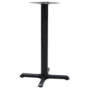 vidaXL Pata de mesa de bistr&oacute; negra 56x56x72 cm de hierro fundido