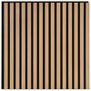 vidaXL Paneles de pared 8 uds. 60,5 x 60 cm Natural