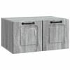 vidaXL Mueble para TV de pared Gris Sonoma 59,5 x 41 x 30 cm