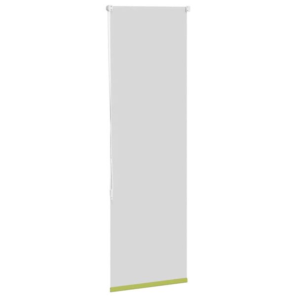 vidaXL Estor Enrollable Opaco hojas verde 60x150 cm Tela Ancho 55,7 cm