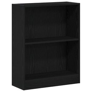 vidaXL Librer&iacute;a 60 x 24 x 76 cm Madera de ingenier&iacute;a Roble Negro