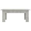vidaXL Mesa de centro madera contrachapada gris hormig&oacute;n 100x60x42 cm