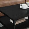 vidaXL Mesa de Caf&eacute; Roble Negro 100 x 50 x 45 cm Madera contrachapada