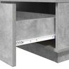 vidaXL Mesa de Caf&eacute; Gris Concreto 95 x 55 x 31 cm Madera de ingenier&iacute;a