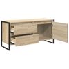 vidaXL Gabinete de TV Sonoma 100 x 36 x 49.5 cm Madera contrachapada