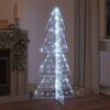 vidaXL &Aacute;rbol de Navidad con 160 LED Fr&iacute;o 150 cm Acr&iacute;lico