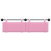 vidaXL Cabecera Colgante Montaje en la pared Rosa 190 x 55 x 5 cm tela