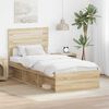 vidaXL Estructura de cama Sonoma 100 x 200 cm Madera de pino macizo