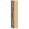 vidaXL Aparador alto 2 pcs Madera vieja 30 x 42,5 x 185 cm