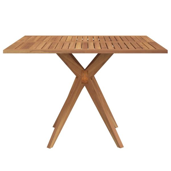 vidaXL Juego de comedor de jardín 5 piezas madera maciza de acacia