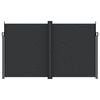 vidaXL Toldo lateral retr&aacute;ctil negro 200x600 cm