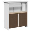 vidaXL Mueble de lavabo de ba&ntilde;o BODO blanco 70x35x80 cm