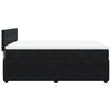 vidaXL Cama box spring con colch&oacute;n terciopelo negro 160x200 cm