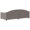 vidaXL Sof&aacute; cama sin colch&oacute;n tela taupe 90x200 cm